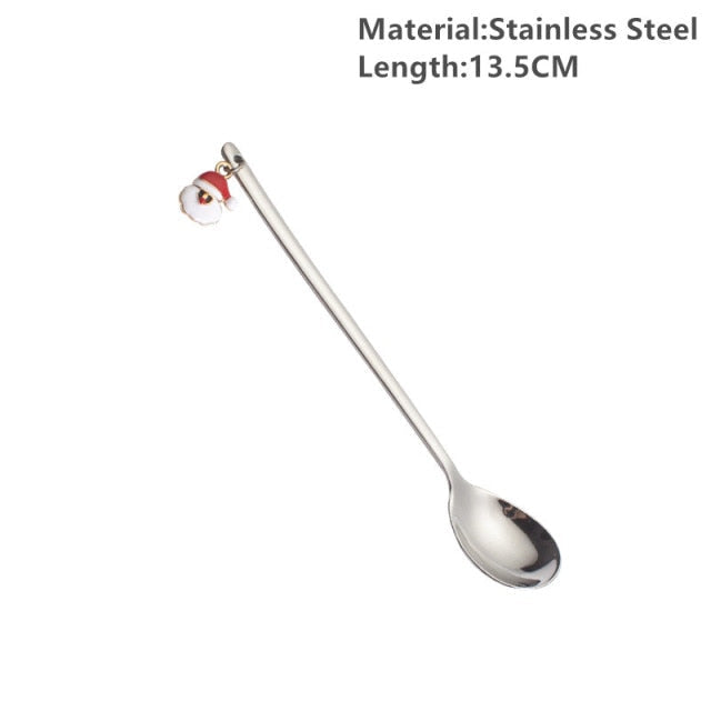 Metal Merry Christmas Spoons