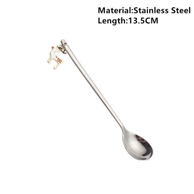 Metal Merry Christmas Spoons