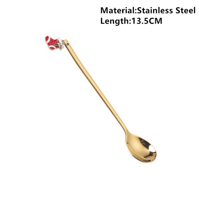 Metal Merry Christmas Spoons