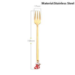 Metal Merry Christmas Spoons