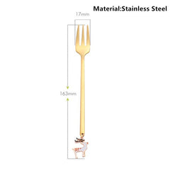 Metal Merry Christmas Spoons