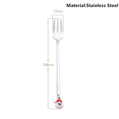 Metal Merry Christmas Spoons