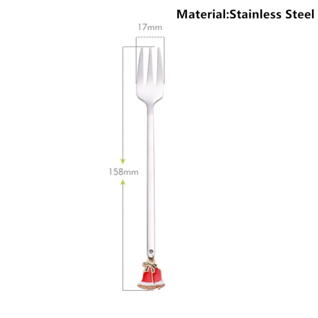 Metal Merry Christmas Spoons