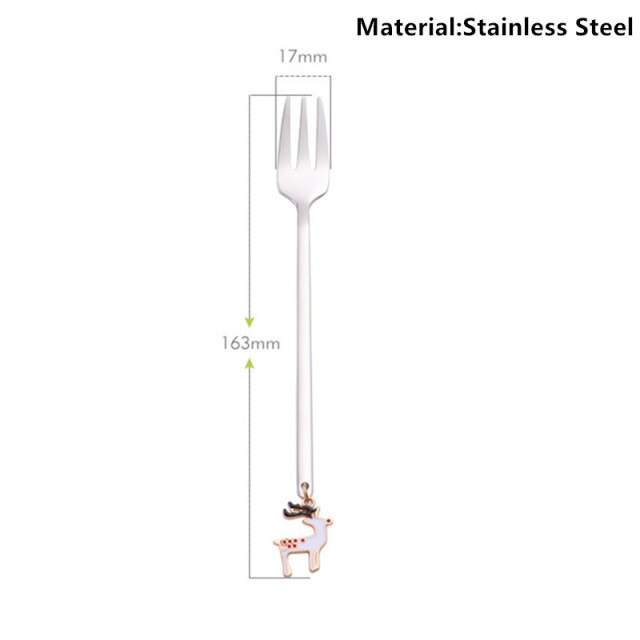 Metal Merry Christmas Spoons