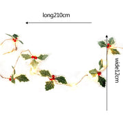 Christmas Mistletoe Flower LED String Lights