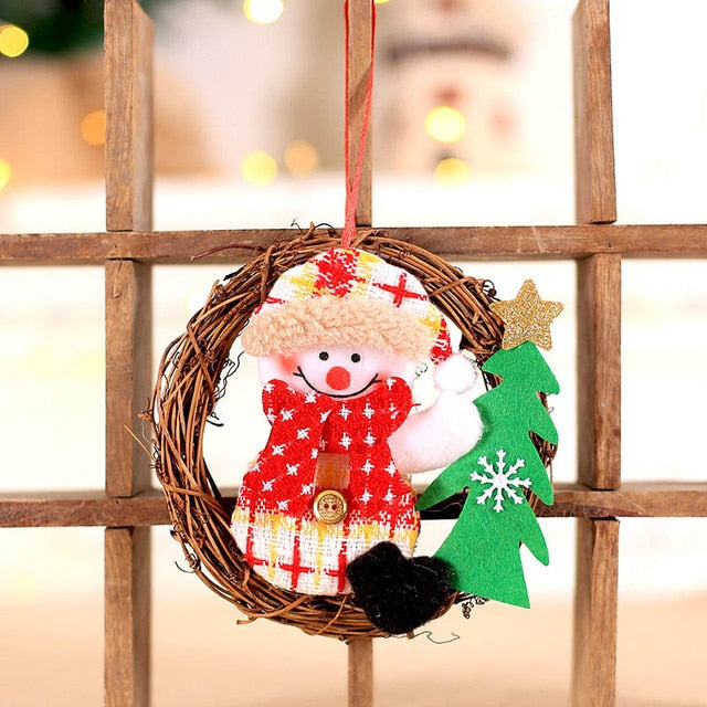 Mini Christmas Character Wreath