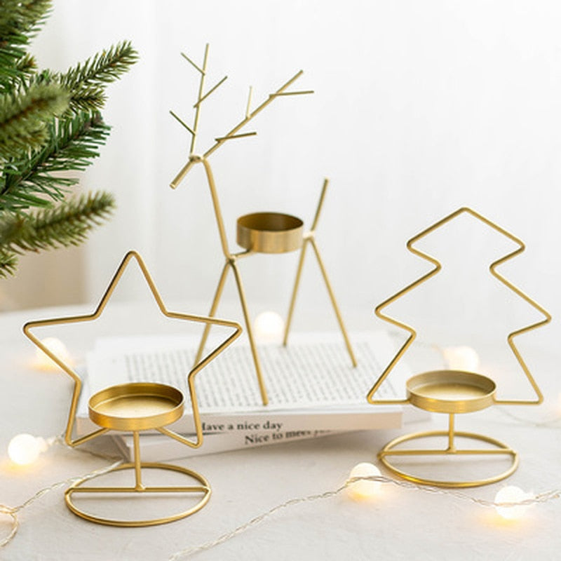 Elk Metal Candle Holder Wedding Candlestick