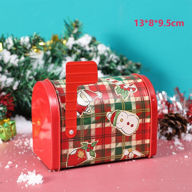 Mailbox-Shaped Christmas Candy Gift Box