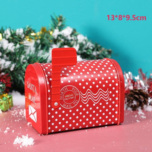 Mailbox-Shaped Christmas Candy Gift Box