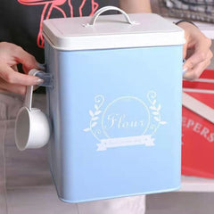 Vintage-Style Christmas Cookie and Candy Tins with Lids