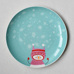 Hand-painted Christmas Ceramic Plate