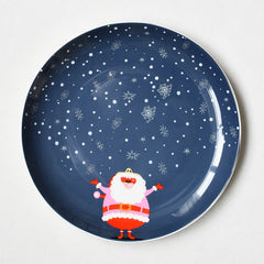 Hand-painted Christmas Ceramic Plate