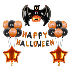 Pumpkin and Ghost Foil Balloons