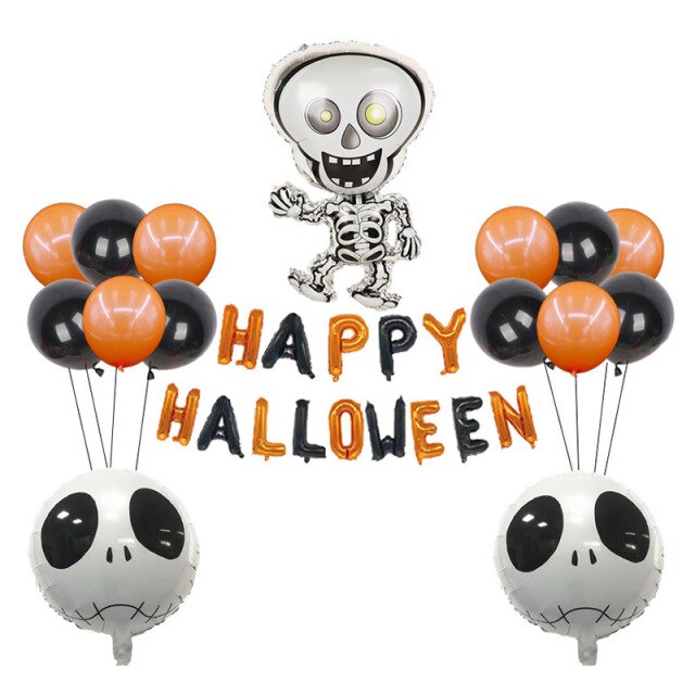 Pumpkin and Ghost Foil Balloons