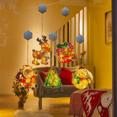 Suction-Cup Christmas Window Lights