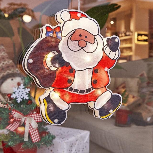 Suction-Cup Christmas Window Lights