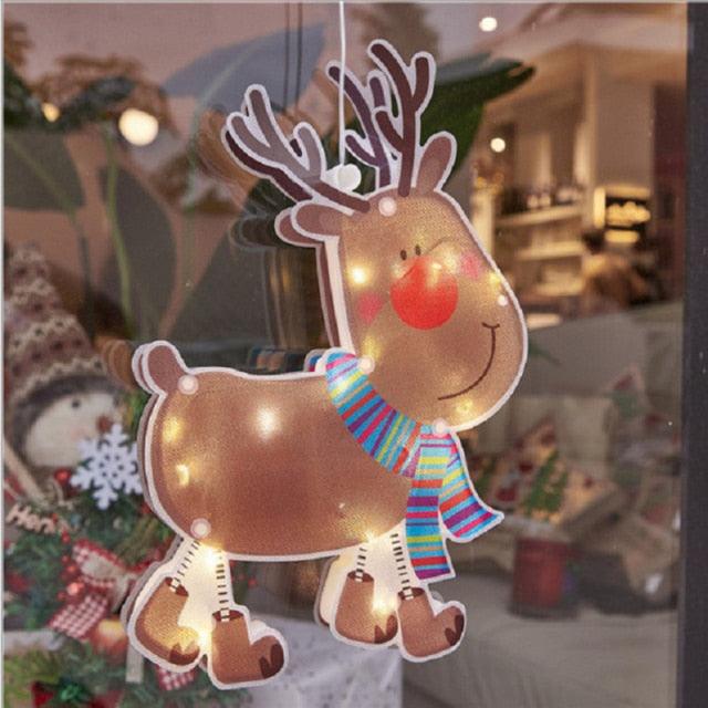 Suction-Cup Christmas Window Lights