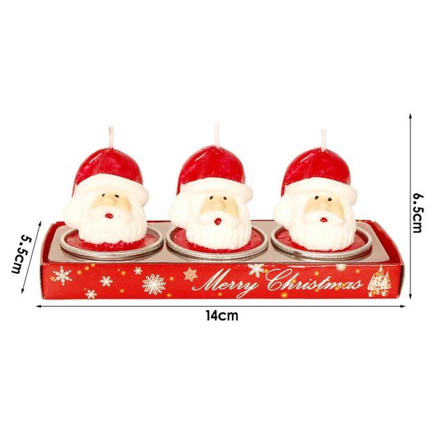 Christmas Pinecone & Santa Tealight Candles
