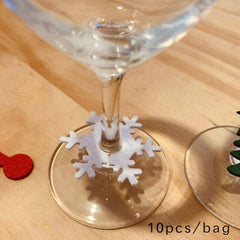 Felt Christmas Wine Glass Rings