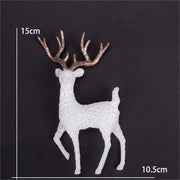 White and Gold-Tone Decorative Reindeer