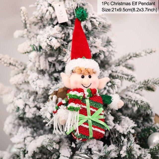 Santa & Snowman Holiday Decorations
