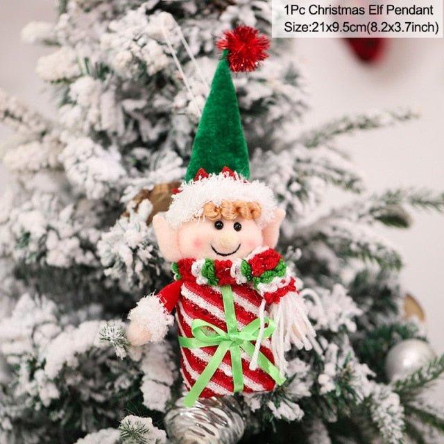 Santa & Snowman Holiday Decorations