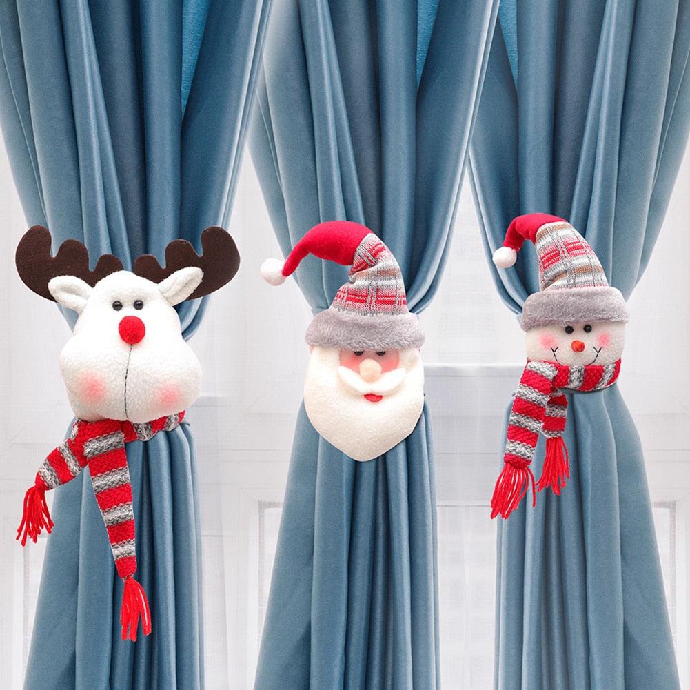 Santa Claus Christmas Curtain Tieback