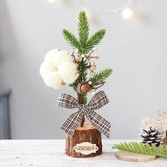 Mini Artificial Christmas Tree for Desks