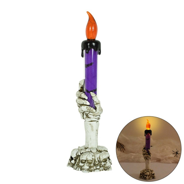 Skeleton Hand Flameless LED Halloween Candles