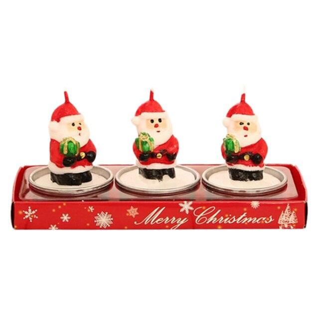 Santa House Themed Christmas Candles