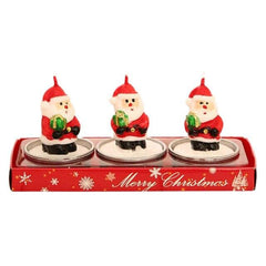 Santa House Themed Christmas Candles