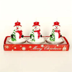 Santa House Themed Christmas Candles