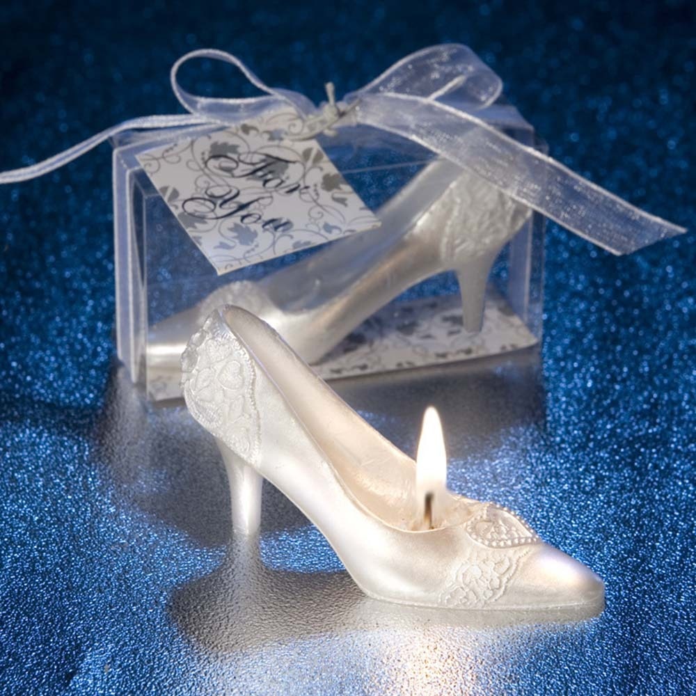 Cinderella Shoe-Shaped Decorative Candle