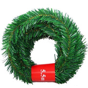 Green Rattan Christmas Wreath