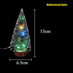 Frosted Green Tabletop Christmas Tree