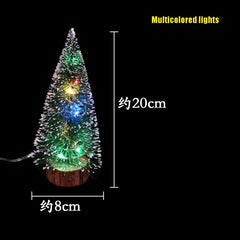 Frosted Green Tabletop Christmas Tree
