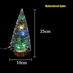 Frosted Green Tabletop Christmas Tree