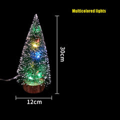Frosted Green Tabletop Christmas Tree