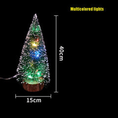 Frosted Green Tabletop Christmas Tree
