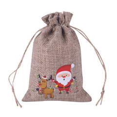 Christmas Drawstring Gift Pouches