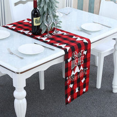 Christmas Snowflake Table Runner and Tablecloth Options