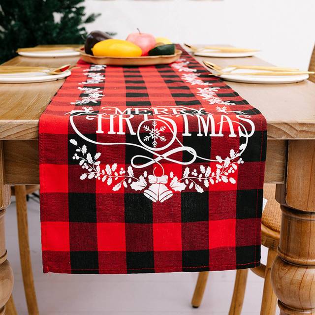 Christmas Snowflake Table Runner and Tablecloth Options