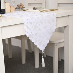 Christmas Snowflake Table Runner and Tablecloth Options