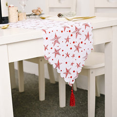 Christmas Snowflake Table Runner and Tablecloth Options