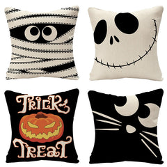 Trick-or-Treat Farmhouse Pillow Cover