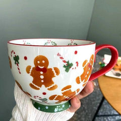 Decorative Christmas Ceramic Mug