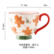 Decorative Christmas Ceramic Mug
