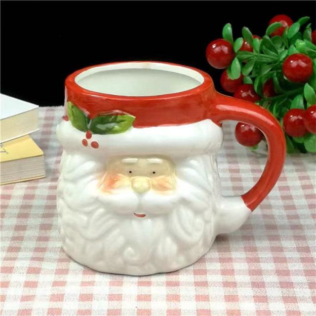 Decorative Christmas Ceramic Mug