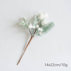 Snowy Tabletop Christmas Tree Arrangement