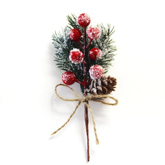 Snowy Tabletop Christmas Tree Arrangement